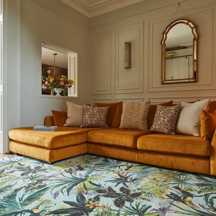 Clarke & Clarke Toucan Sky Washable