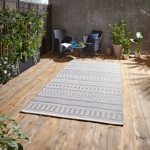 Think Rugs coast 9421 grey cream Grey, Cream Living Room  Rug.