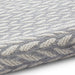 Think Rugs coast a055 grey cream Grey, Cream Living Room  Rug.
