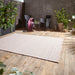 Think Rugs coast a055 rose cream Pink, Cream Living Room  Rug.