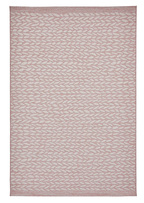 Think Rugs coast a055 rose cream Pink, Cream Living Room  Rug.