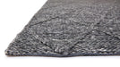 Asiatic coast diamond cd01 charcoal Grey Living Room Wool Rug.