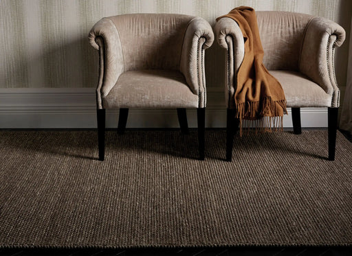 Asiatic coast cs04 taupe Brown Living Room Wool Rug.