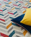Asiatic colt cl06 chevron multi Multicoloured Living Room Geometric Rug.
