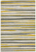 Asiatic colt cl10 stripe mustard Yellow Living Room Geometric Rug.