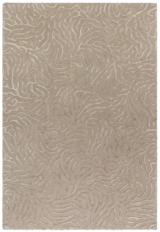Asiatic katherine carnaby coral sand Beige Living Room Geometric Rug.