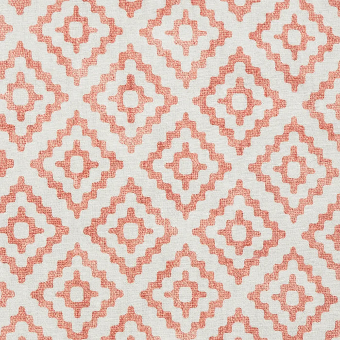 Coral H1058 Orange Modern Washable Rug