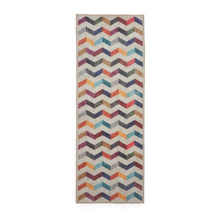 Coral H1059 Multi Modern Washable Rug