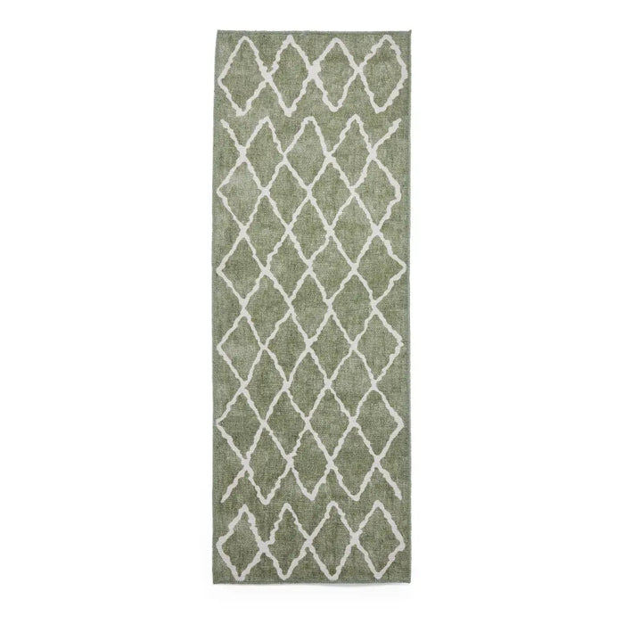 Coral H1060 Green Berber Washable Rug