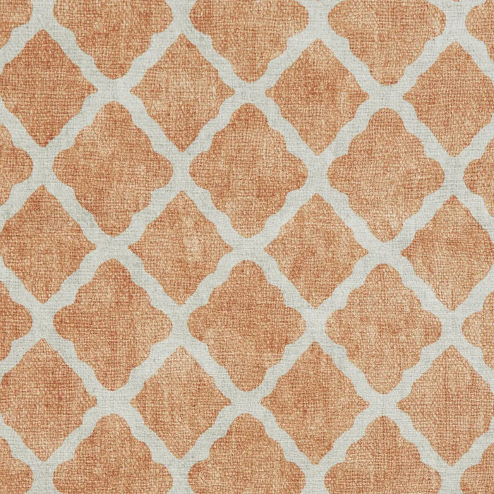 Coral H1063 Yellow Modern Washable Rug