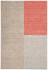 Asiatic blox coral Beige, Multicoloured  Wool Rug.