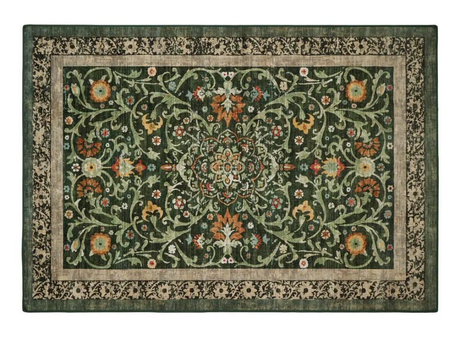 Eco Washable Country Paisley Green Multi