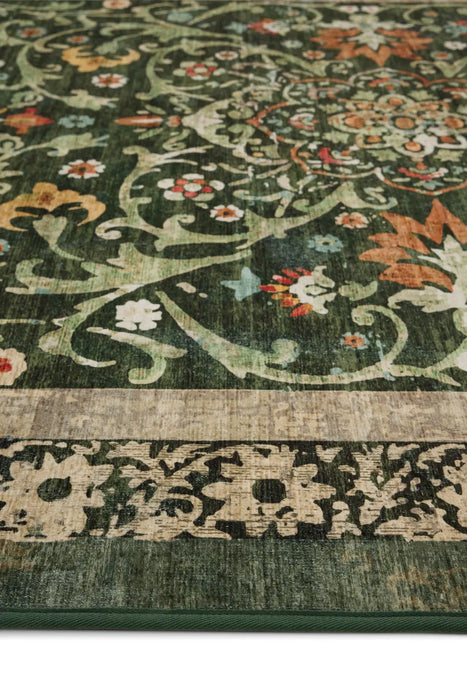 Eco Washable Country Paisley Green Multi