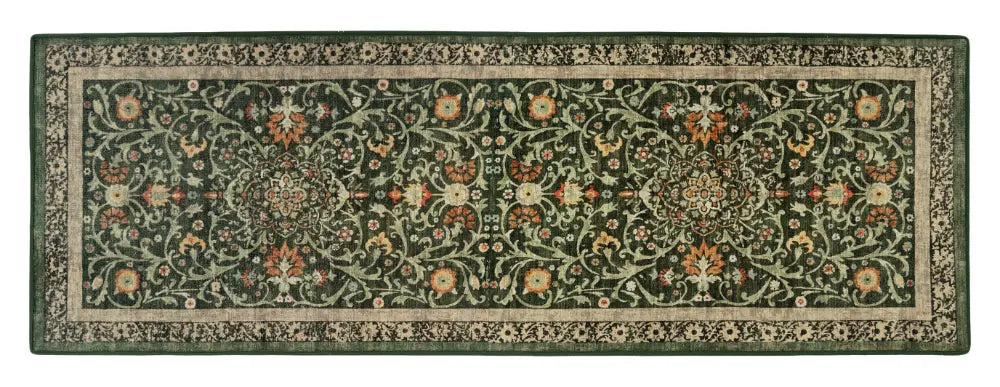 Eco Washable Country Paisley Green Multi