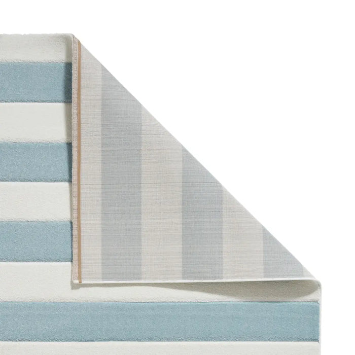Catherine Lansfield Cove Stripe Modern Linear Rug Blue Rug — RugsDirect ...
