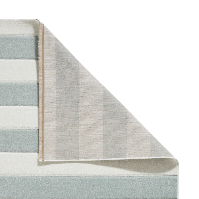 Catherine Lansfield Cove Stripe Modern Linear Sage Green Rug