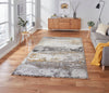Think Rugs craft 19788 grey ochre Grey, Yellow Living Room Geometric Rug.
