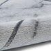 Think Rugs craft 23299 ivory silver Grey, Ivory Living Room Geometric Rug.
