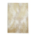 Think Rugs creation 50051 beige gold Yellow, Beige Living Room Floral Rug.