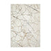 Think Rugs creation g2848 ivory gold Yellow, Ivory Living Room Floral Rug.