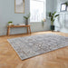 Think Rugs creation g2851 grey multi Grey Living Room Floral Rug.