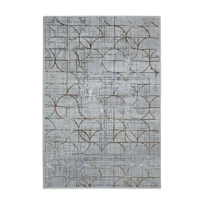 Think Rugs creation g2851 grey multi Grey Living Room Floral Rug.