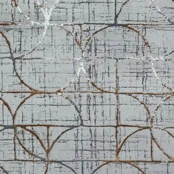 Think Rugs creation g2851 grey multi Grey Living Room Floral Rug.