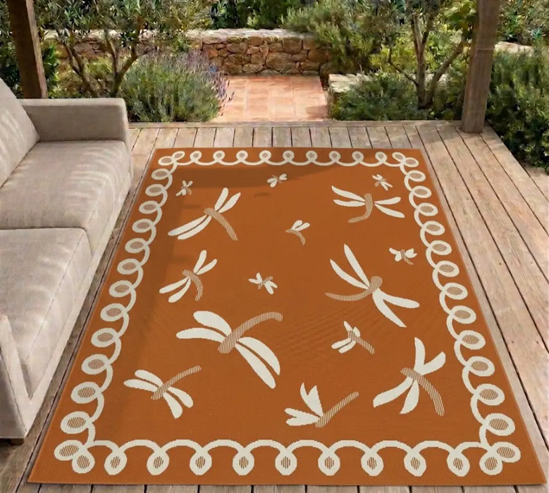 Terrace Outdoor Dragonfly Terracotta X
