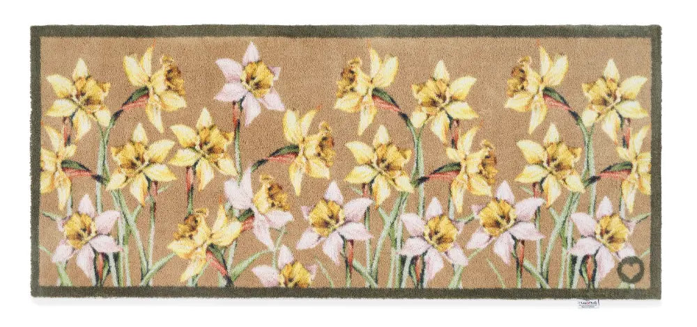 Hug Rug Washable Daffodil Blooms Multi