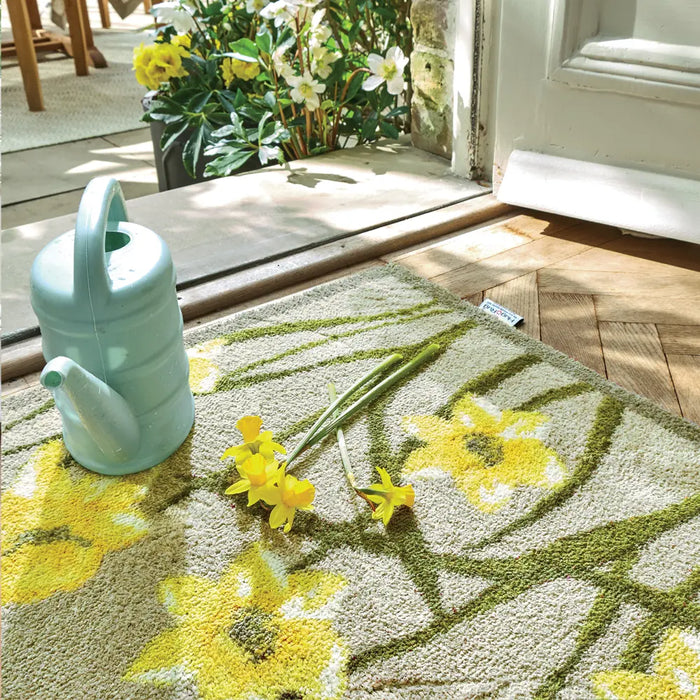 Patterned Hug Rug Daffodil 1