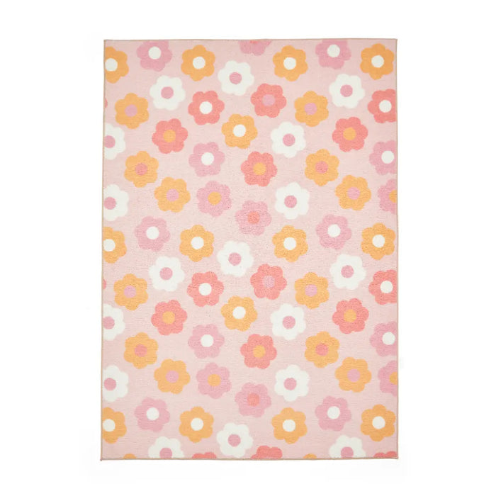 Catherine Lansfield Daisy Retro Pink - Washable