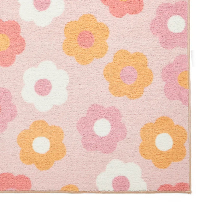 Catherine Lansfield Daisy Retro Pink - Washable