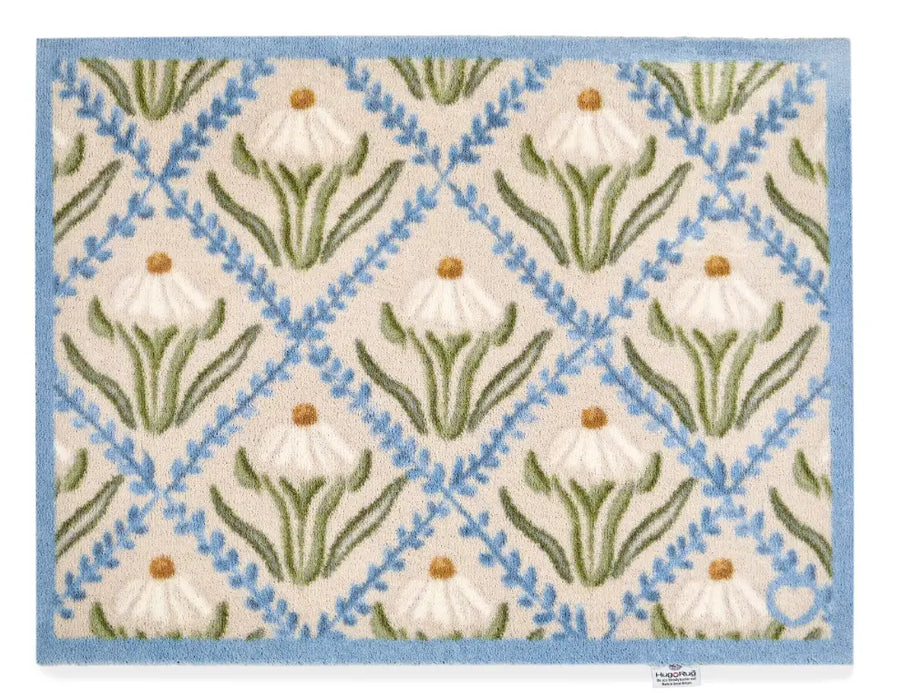 Hug Rug Washable Daisy Trellis Multi
