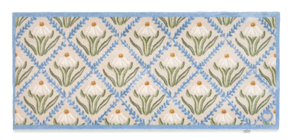 Hug Rug Washable Daisy Trellis Multi