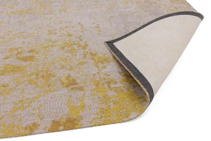 Asiatic dara ochre Yellow Living Room  Rug.