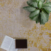 Asiatic dara ochre Yellow Living Room  Rug.
