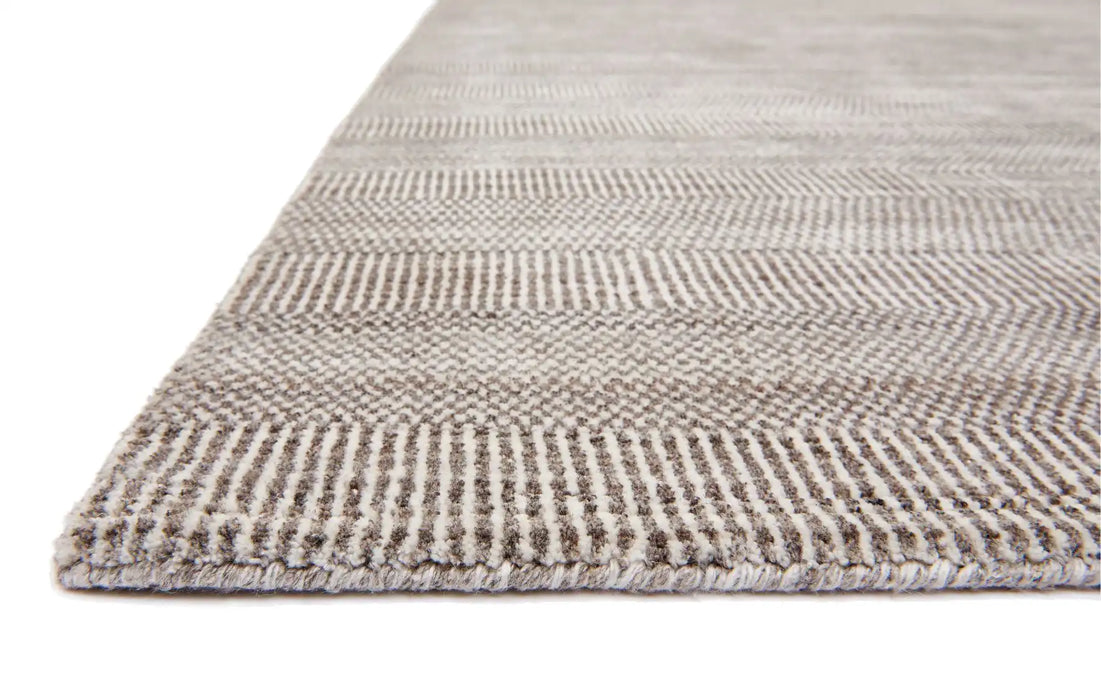 Asiatic darcy mushroom Brown Living Room Geometric Rug.