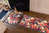 Hug Rug Washable Dark Florals Multi