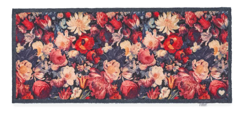 Hug Rug Washable Dark Florals Multi