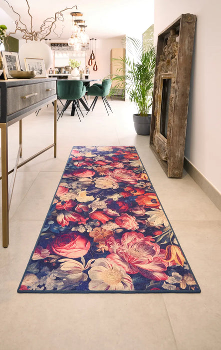 Hug Rug Eco-Washable Dark Florals