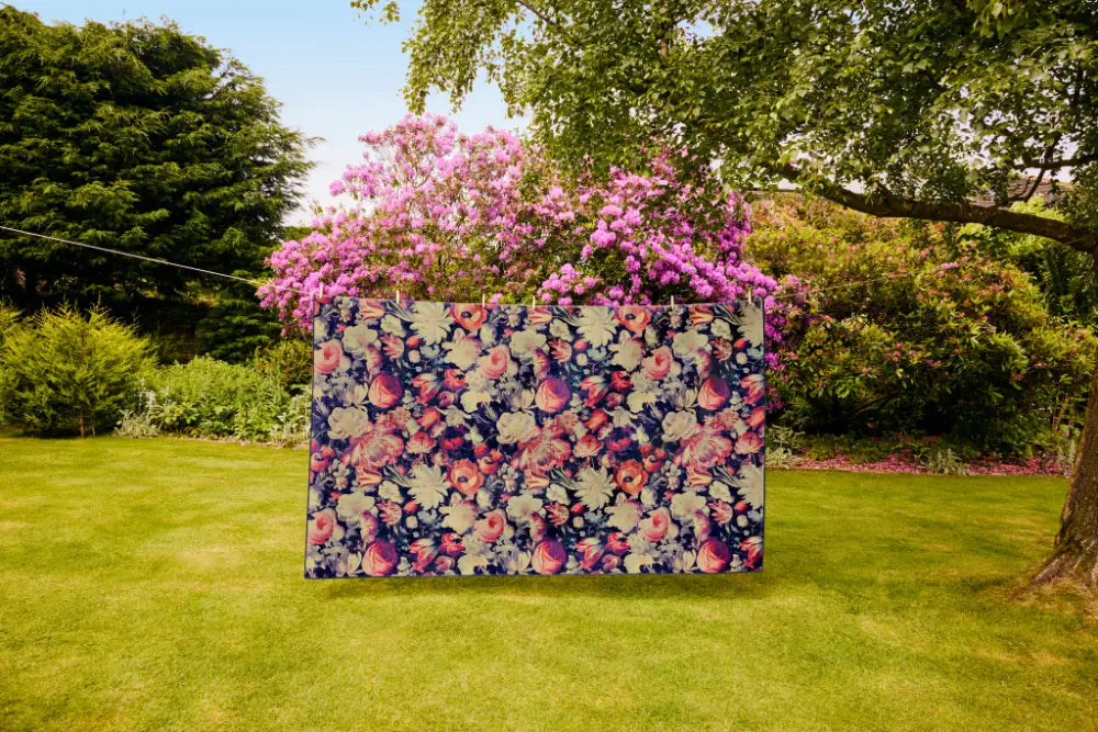 Hug Rug Eco-Washable Dark Florals