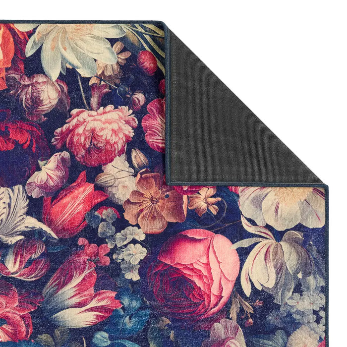 Hug Rug Eco-Washable Dark Florals