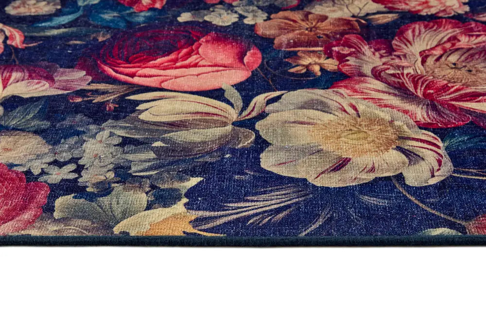 Hug Rug Eco-Washable Dark Florals