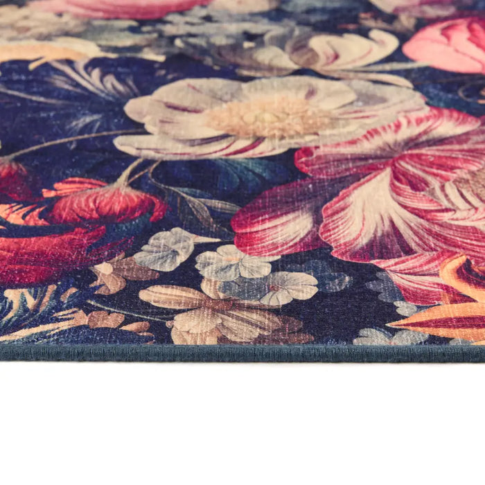 Hug Rug Eco-Washable Dark Florals