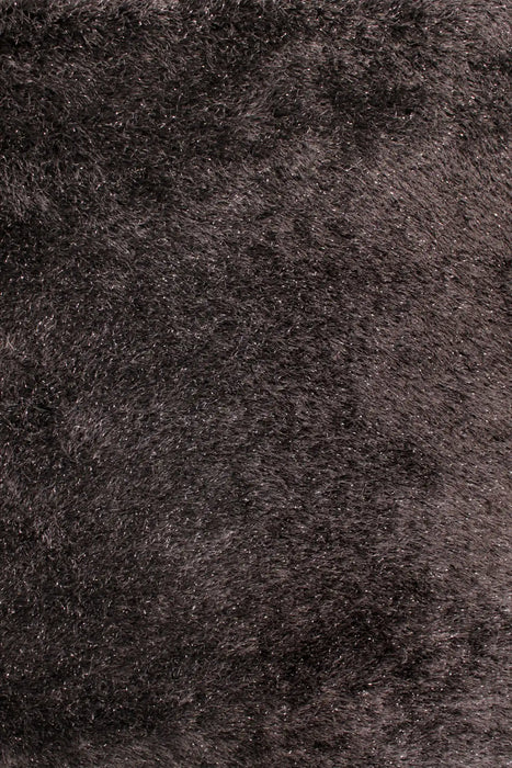 URCO dazzle urco charcoal Black Living Room Shaggy Rug.