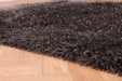 URCO dazzle urco charcoal Black Living Room Shaggy Rug.