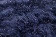 URCO dazzle urco navy Blue, Navy Living Room Shaggy Rug.