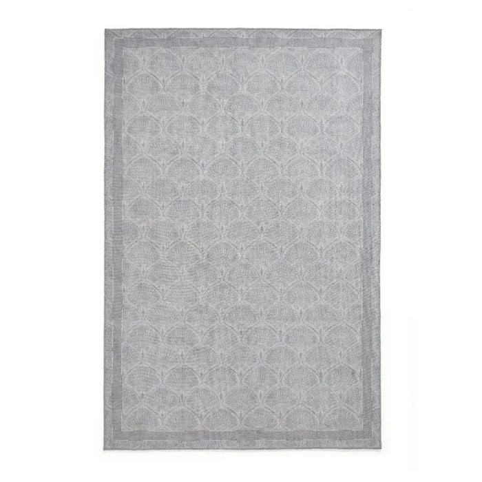 Catherine Lansfield Deco Peacock Washable Silver Rug