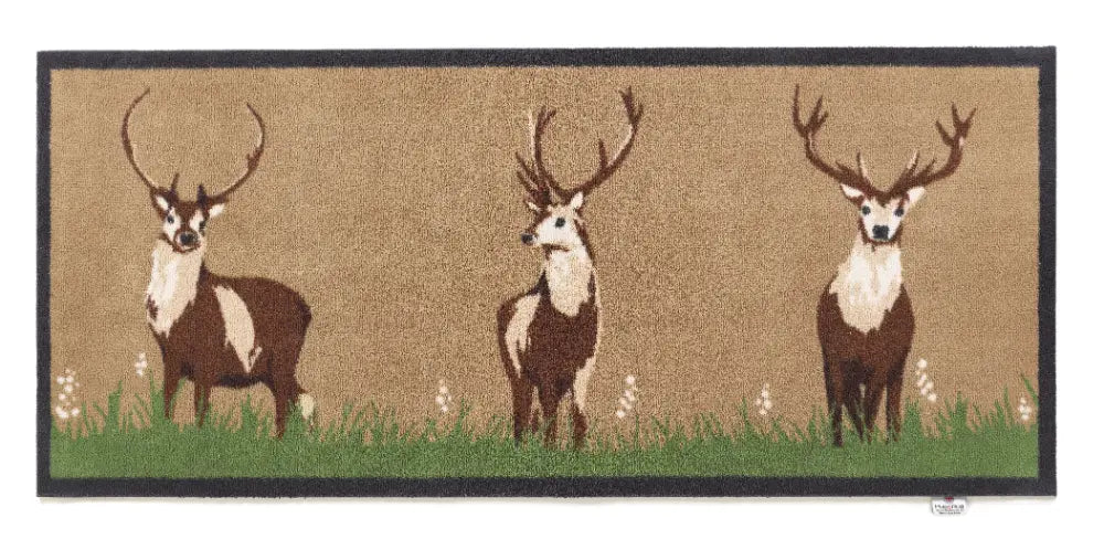 Patterned Hug Rug Deer 1 Runner