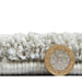 Think Rugs deluxe silver Grey Living Room Shaggy Rug.